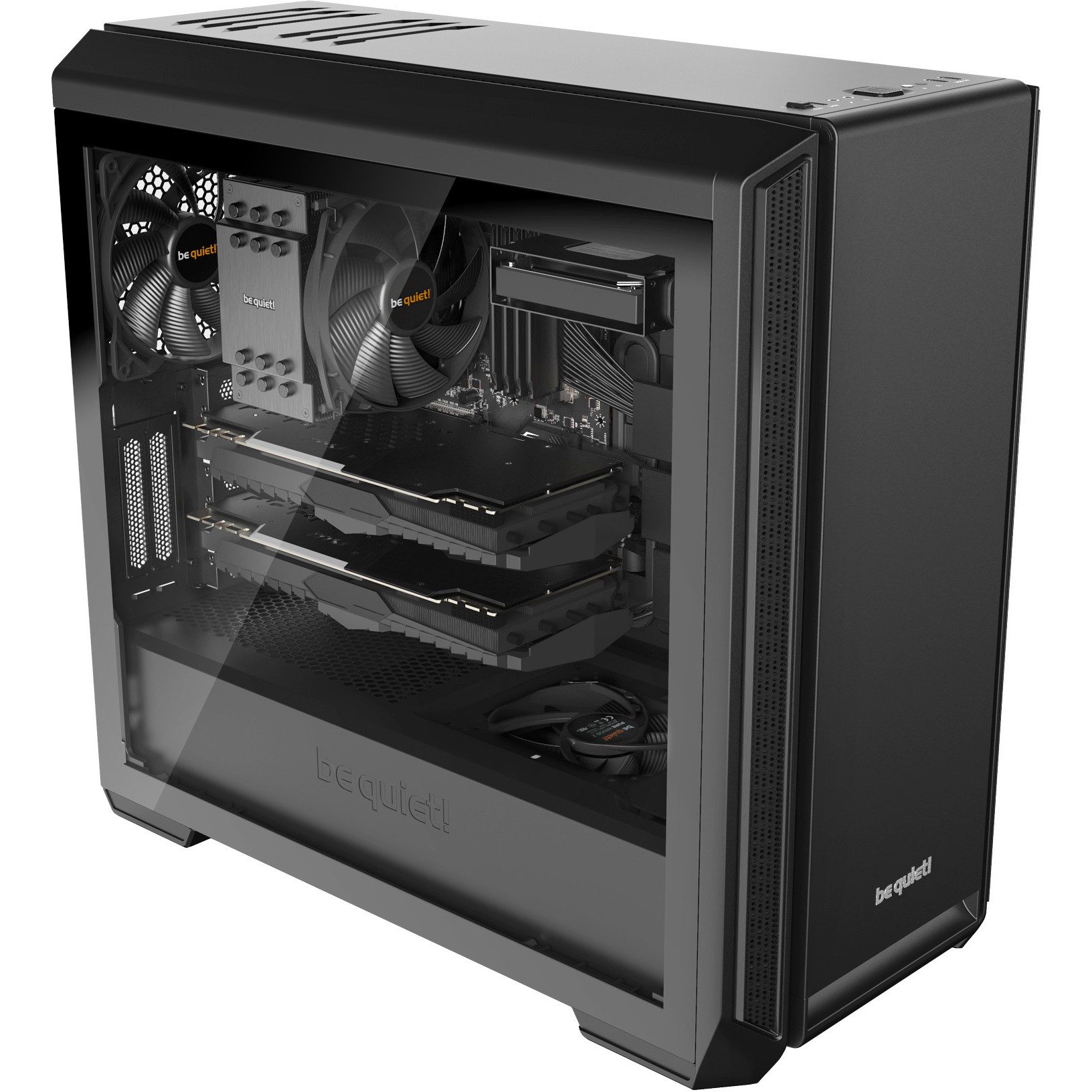Računalno kućište BE QUIET! Silent Base 601 Window Midi Tower Black (prozor na boku, crna)-7
