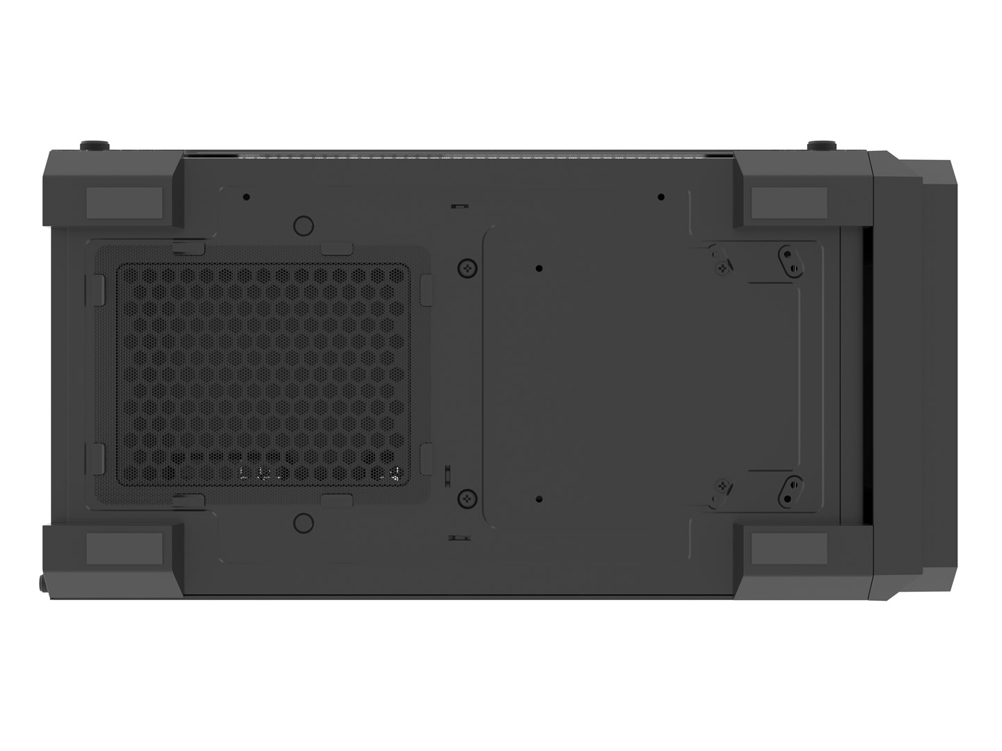 PC kućište GENESIS Irid 505F Midi Tower Black (3x 120 mm prednji ventilatori, 2x 120 mm gornji ventilatori, podržava ATX, micro ATX, Mini-ITX matične ploče, težina 7.1 kg)-3