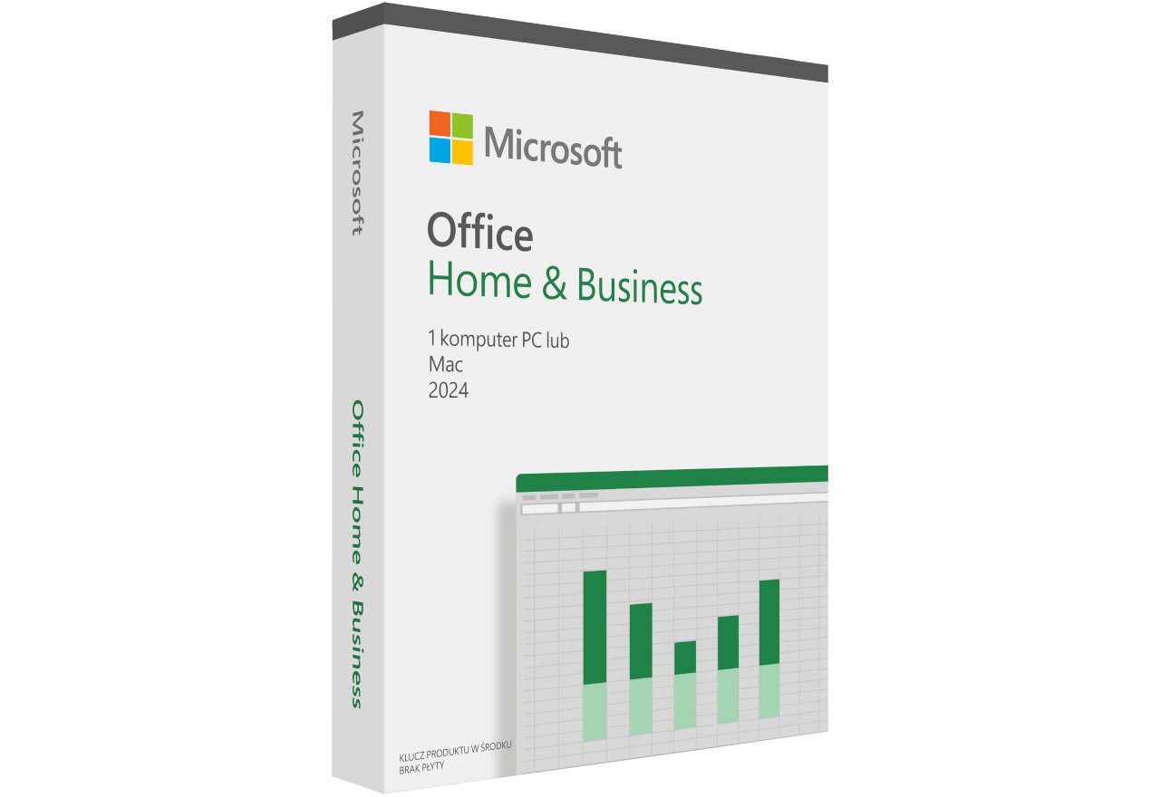 Office paket MICROSOFT Office Home and Business 2024 Poljski EuroZona 1 Licenca bez medija