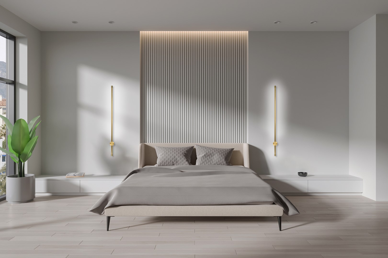 Zidna LED lampa ACTIVEJET AJE-HILTON Patina WW (9W, 3000K, Patina boja)-7