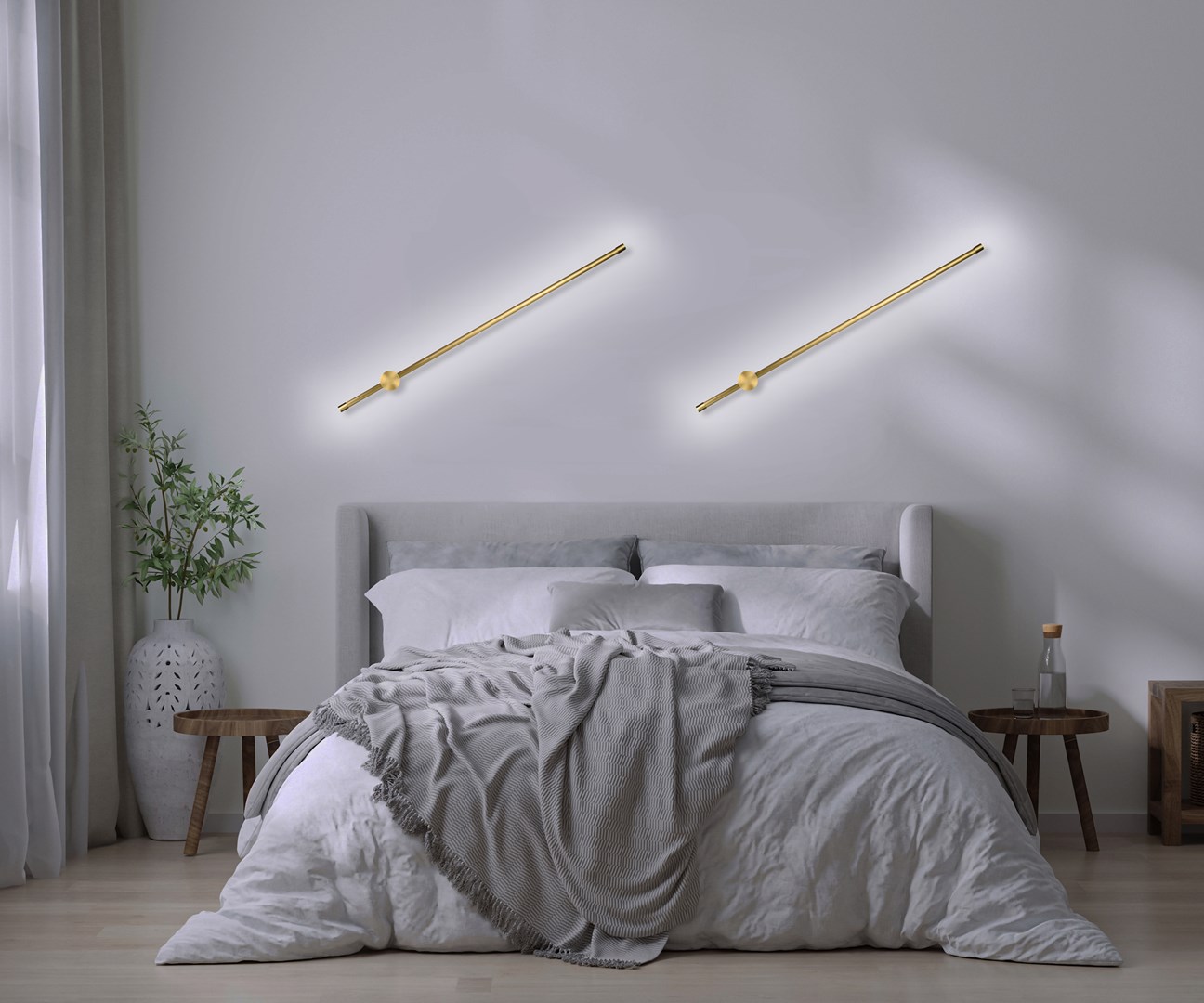 Zidna LED lampa ACTIVEJET AJE-HILTON Patina WW (9W, 3000K, Patina boja)-10