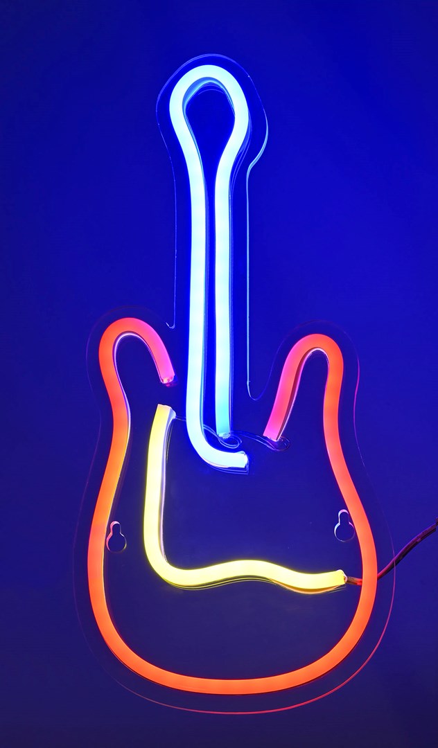Neonska LED gitara ACTIVEJET AJE-NEON GUITAR (neon svjetlo, oblik gitare, multicolor)-5