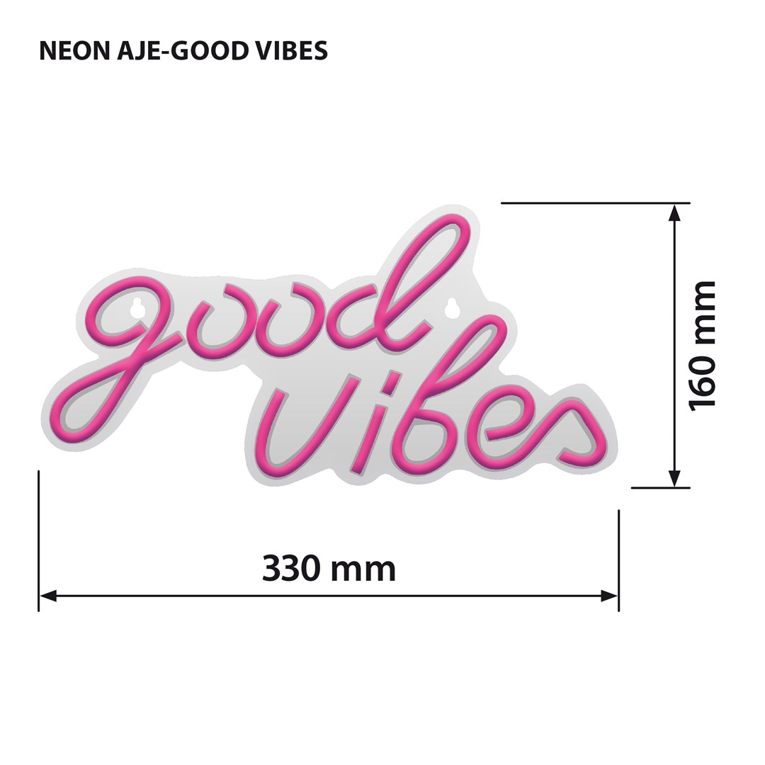 Neonski znak ACTIVEJET AJE-NEON VIBES LED (USB napajanje, višebojni, za unutarnju upotrebu)-5