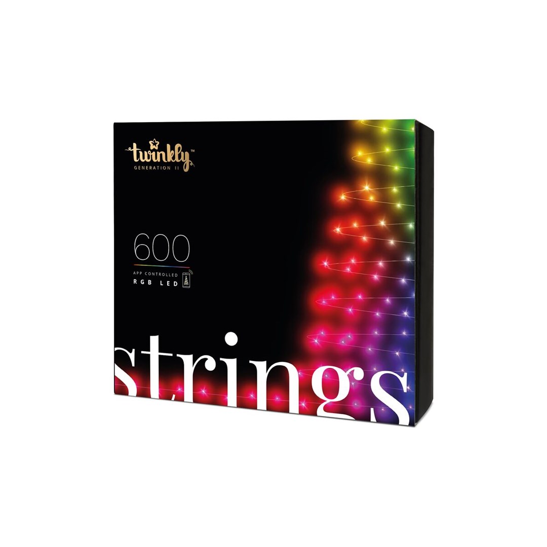Pametne božićne svjetiljke TWINKLY TWS600STP-BEU (600 LED RGB, 48 m)-0
