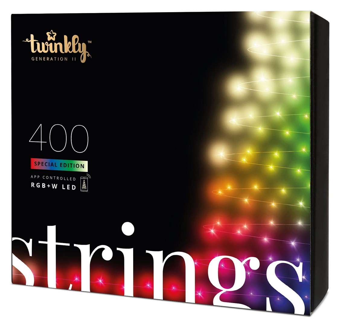 Pametne božićne svjetiljke TWINKLY TWS400SPP-BEU (400 LED RGB+W, 32 m)-0