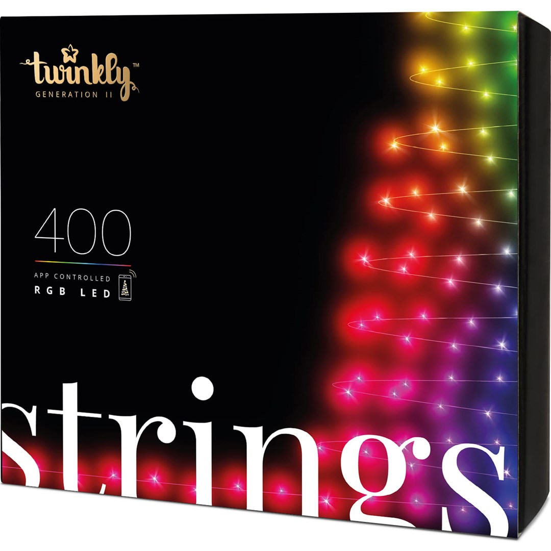 Božićne svjetiljke TWINKLY SMART STRINGS 400 LED 32M (32 metra, 400 LED dioda)-1