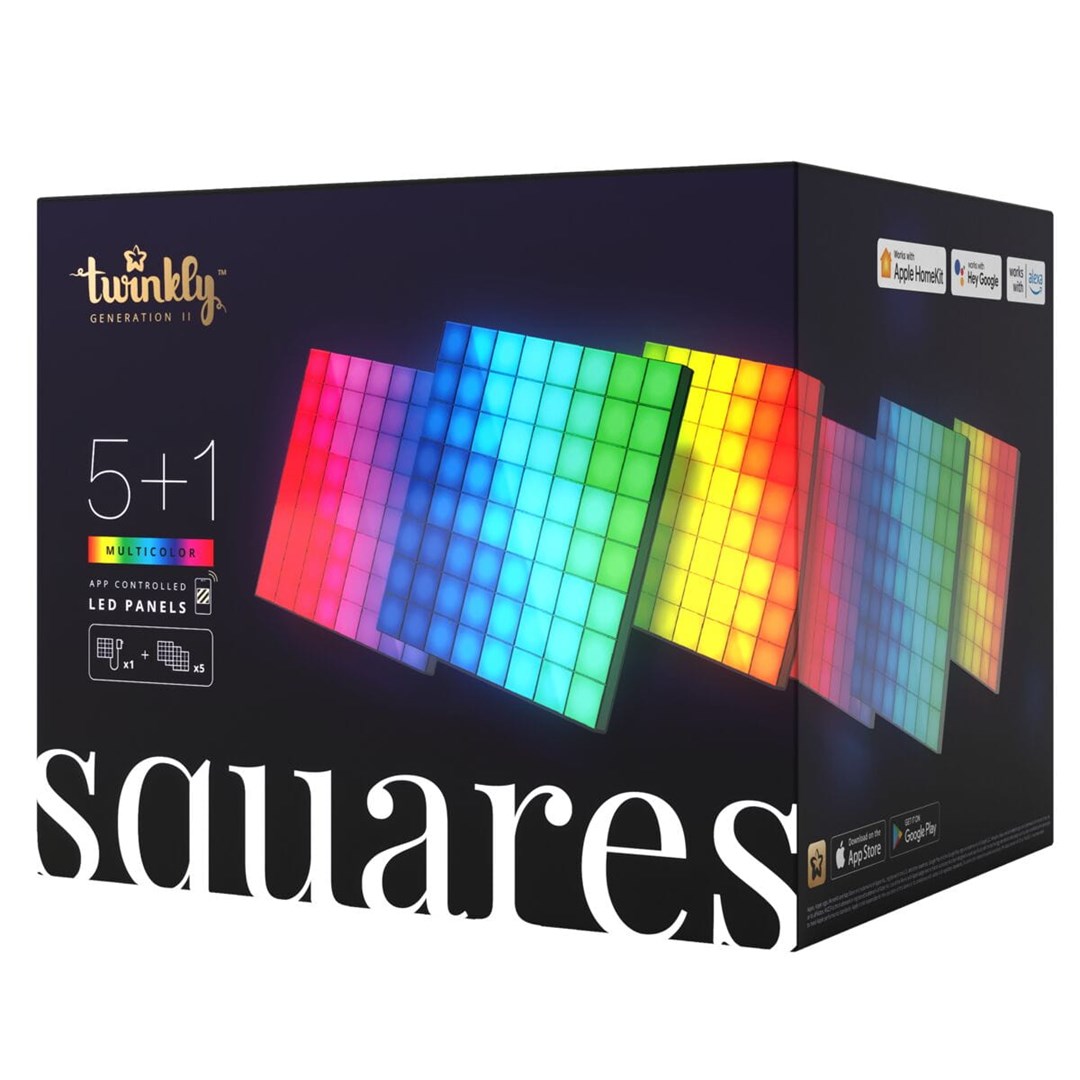 Pametni blokovi TWINKLY SMART BLOCKS TWINKLY SQUARES COMBO PACK 6 BLOCKS (1 MASTER + 5 EXTENSION) X 64 PIXELS RGB (6 blokova, 1 glavni + 5 dodatnih, 64 piksela RGB)-8