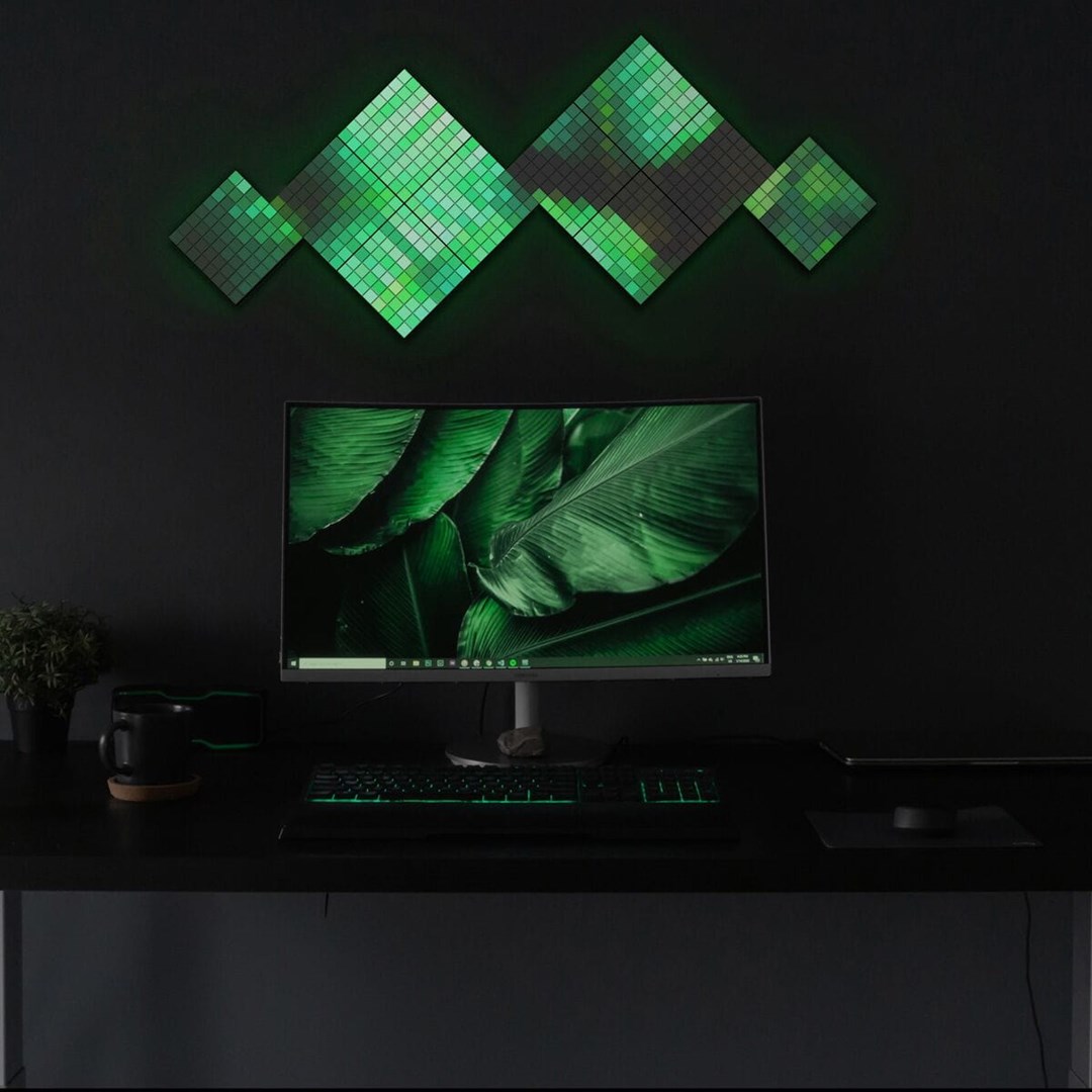 Pametni blokovi TWINKLY SMART BLOCKS TWINKLY SQUARES COMBO PACK 6 BLOCKS (1 MASTER + 5 EXTENSION) X 64 PIXELS RGB (6 blokova, 1 glavni + 5 dodatnih, 64 piksela RGB)-4