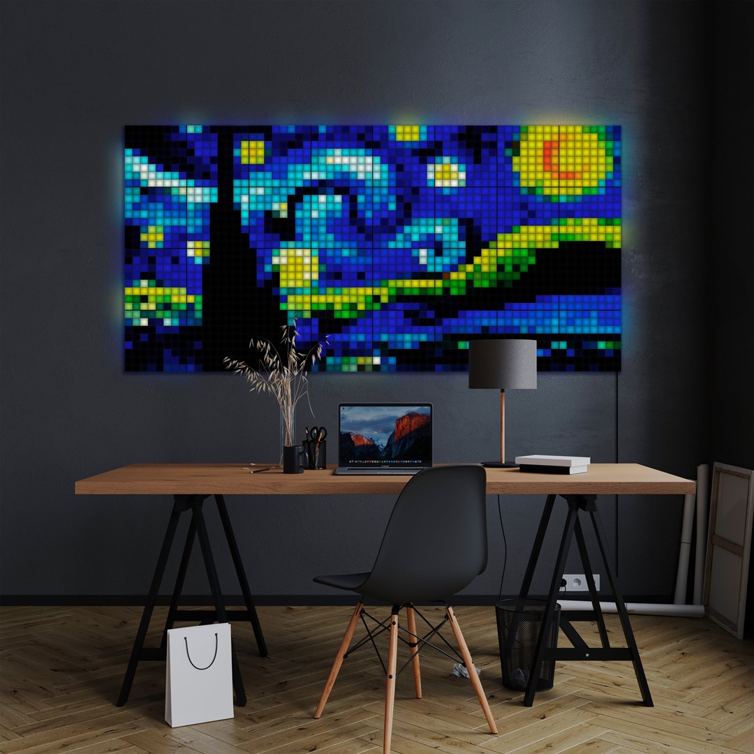 Pametni osvjetljavajući set TWINKLY Squares Extension Kit (Wi-Fi/Bluetooth, crna)-3