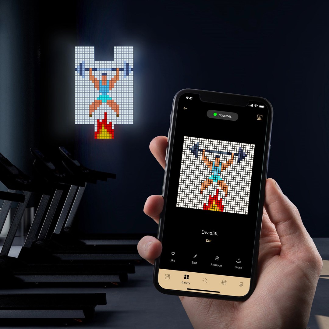 Pametni osvjetljavajući set TWINKLY Squares Extension Kit (Wi-Fi/Bluetooth, crna)-7
