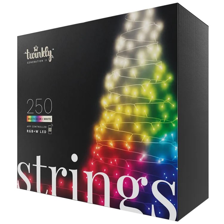 Svjetleći niz TWINKLY Strings - 250 RGB+W (prozirni kabel, tip utičnice F)-5