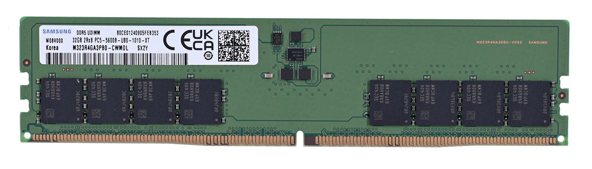 RAM SAMSUNG M323R4GA3PB0-CWM (32 GB, DDR5, 5600 MHz, unbuffered, non-ECC, 1.1V, CL46)-1