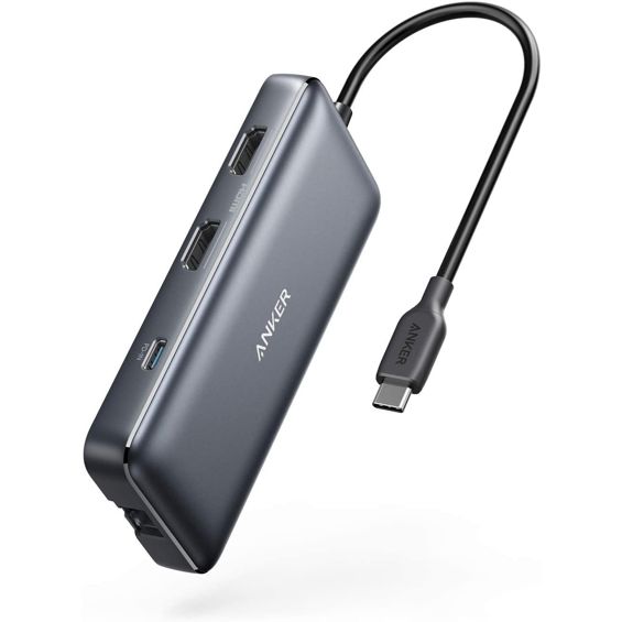 USB hub ANKER (USB 3.2 Gen 1, 3.1 Gen 1, USB-C) crna-1