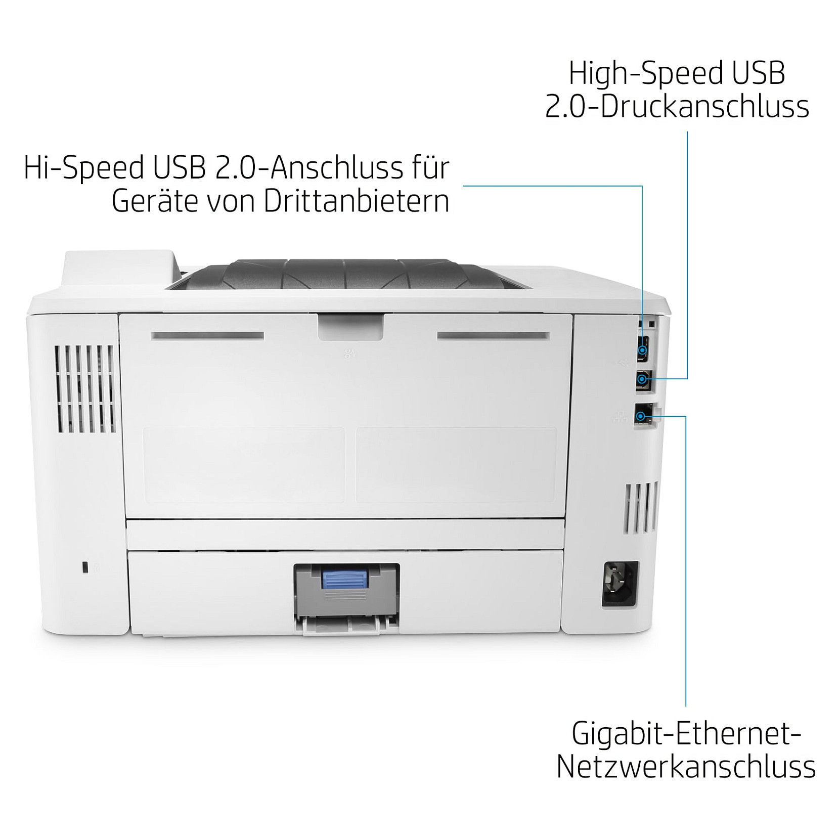 HP LaserJet Enterprise M406dn, Black and white, Printer for Business, Print, Compact Size; Strong Security; Two-sided printing; Energy Efficient; Front-facing USB printing-15