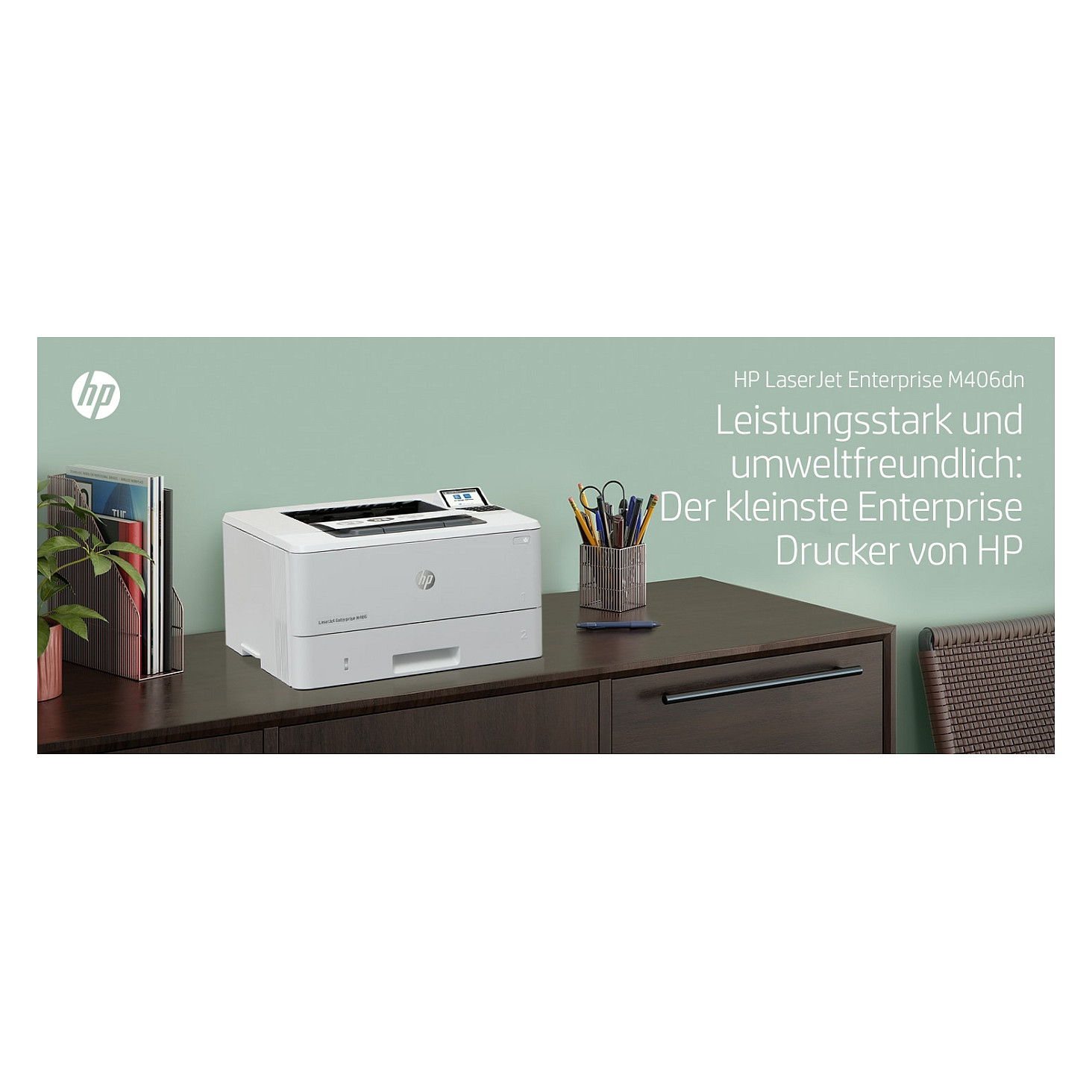 HP LaserJet Enterprise M406dn, Black and white, Printer for Business, Print, Compact Size; Strong Security; Two-sided printing; Energy Efficient; Front-facing USB printing-17