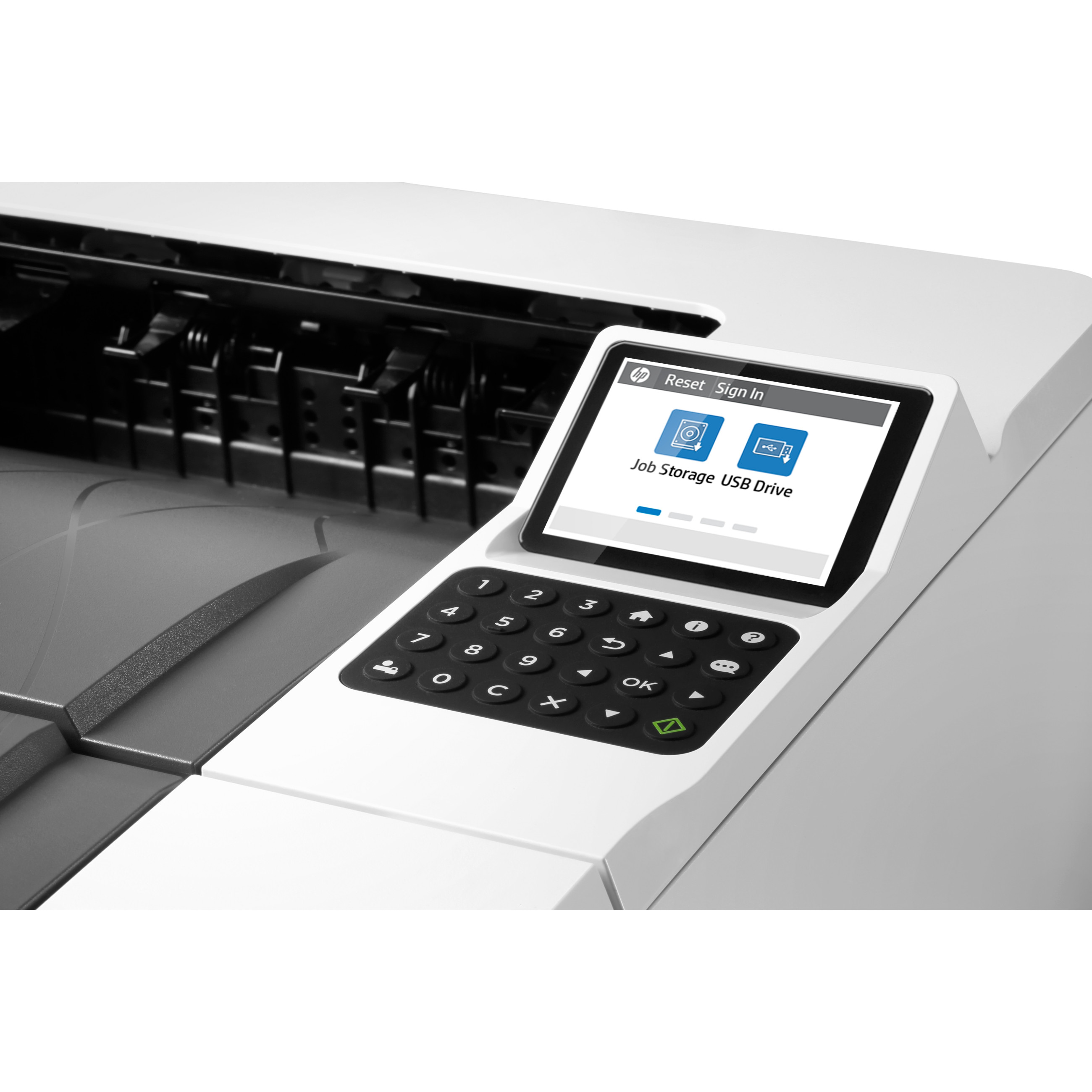 HP LaserJet Enterprise M406dn, Black and white, Printer for Business, Print, Compact Size; Strong Security; Two-sided printing; Energy Efficient; Front-facing USB printing-5