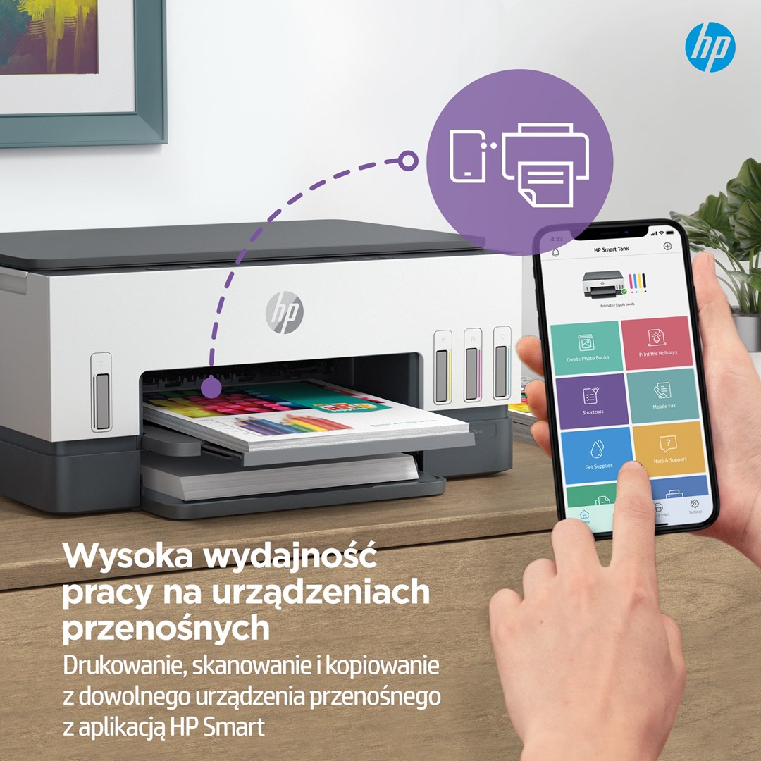 Pisač HP Smart Tank 670 All-in-One (Thermal inkjet, A4, 4800 x 1200 DPI, 12 ppm, Wi-Fi)-5