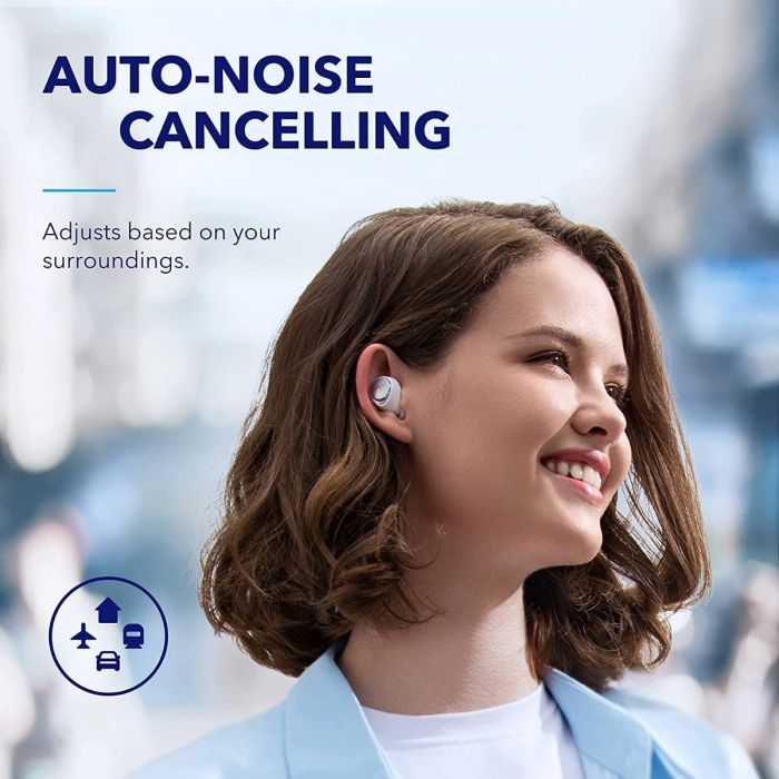 Slušalice ANKER Soundcore TWS Space A40 wireless bijele-2