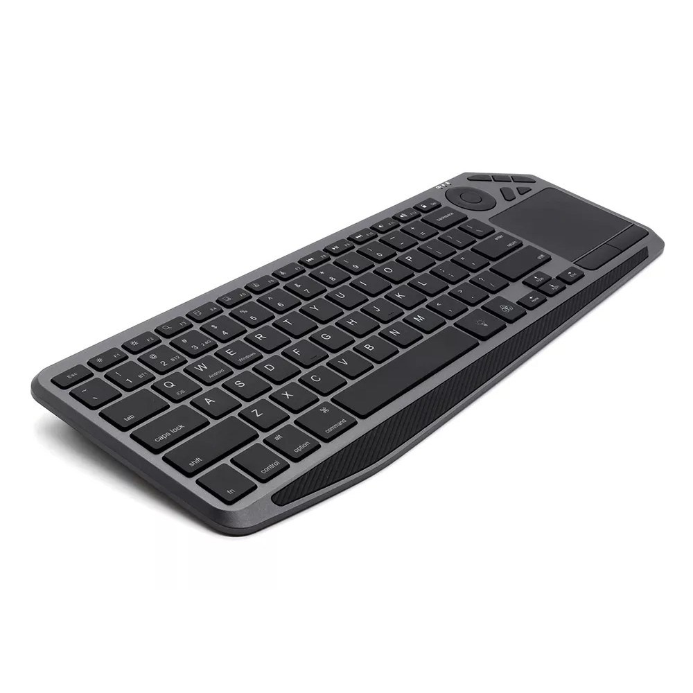 Techly ICTB9801TB keyboard Universal RF Wireless + Bluetooth QWERTY US English Black – internacionalna non HR tipkovnica-1