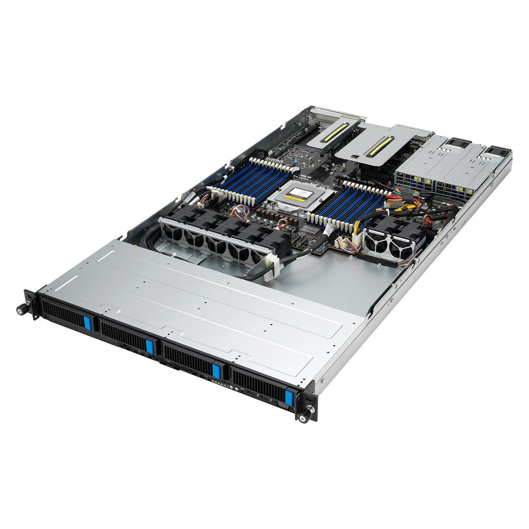 Platforma ASUS RS500A-E12-RS4U AMD Epyc 9004 (4x Nvme, 2xM.2, 2xGPU, 2x1Gbe, IPMI, 1+1 800W)-3