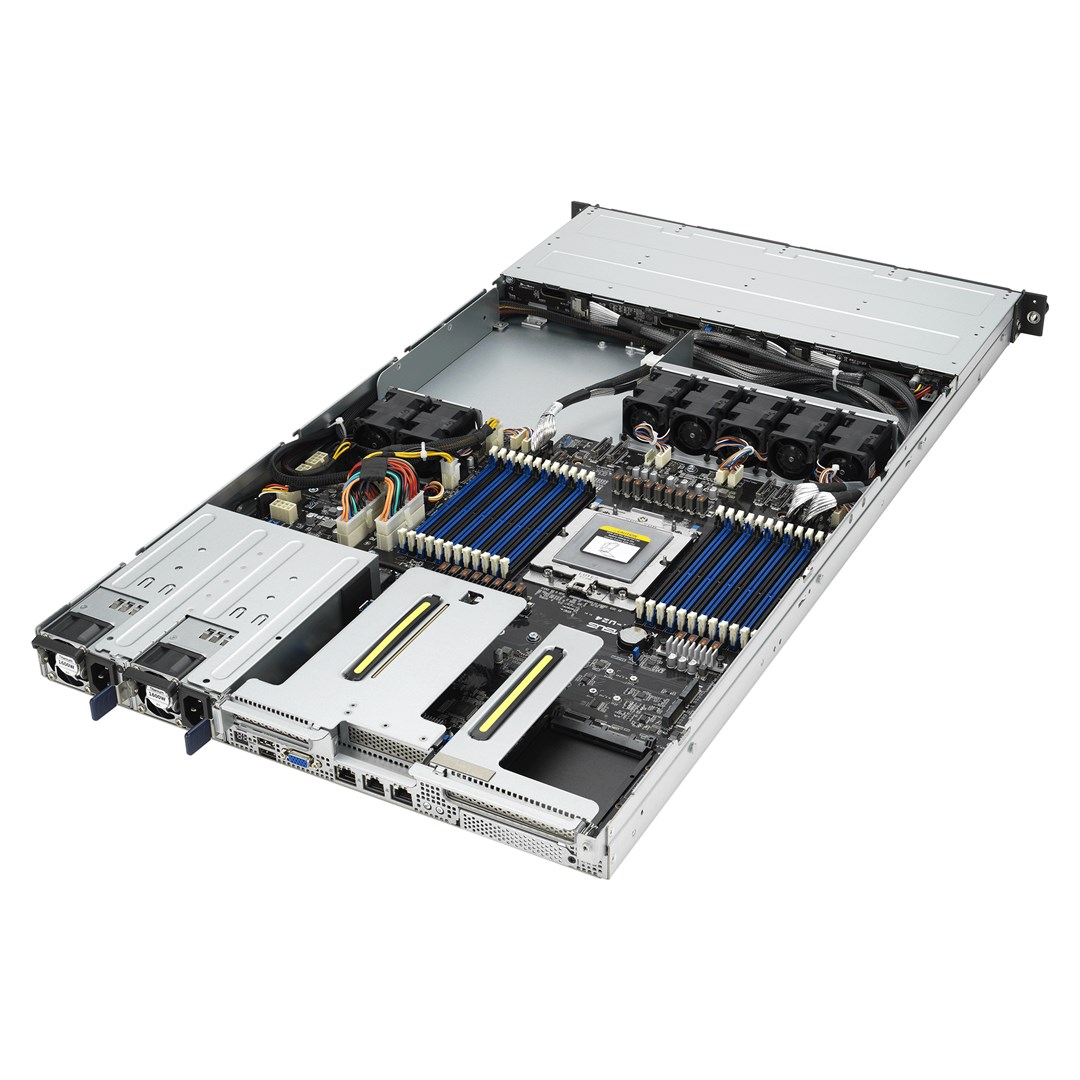 Platforma ASUS RS500A-E12-RS4U AMD Epyc 9004 (4x Nvme, 2xM.2, 2xGPU, 2x1Gbe, IPMI, 1+1 800W)-2