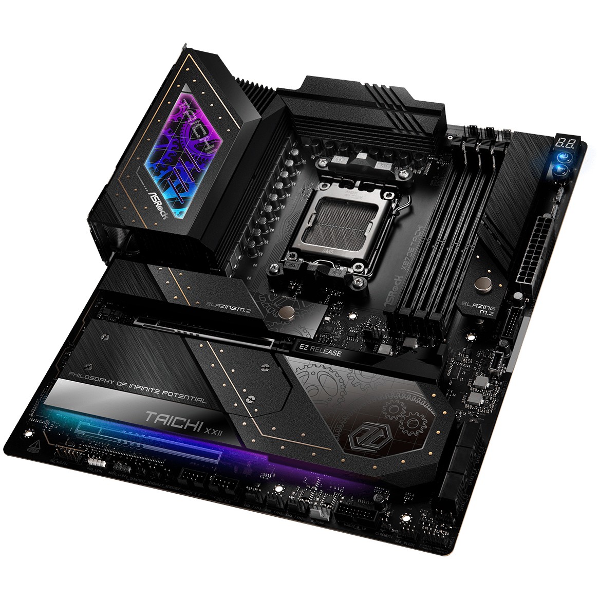 Matična ploča ASROCK X870E Taichi (Socket AM5, AMD X870E, DDR5, PCIe 5.0 x16, USB 3.2, Wi-Fi 7)-6