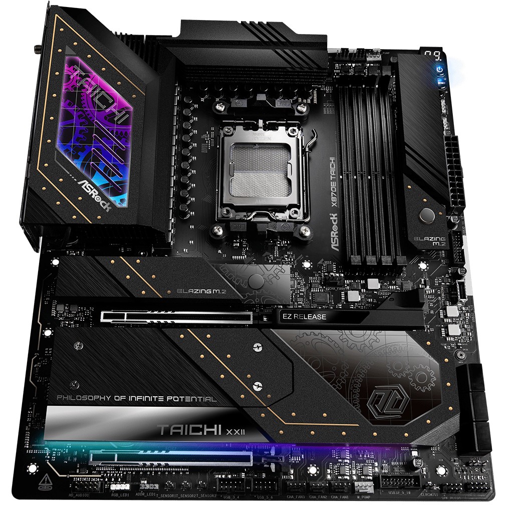 Matična ploča ASROCK X870E Taichi (Socket AM5, AMD X870E, DDR5, PCIe 5.0 x16, USB 3.2, Wi-Fi 7)-8