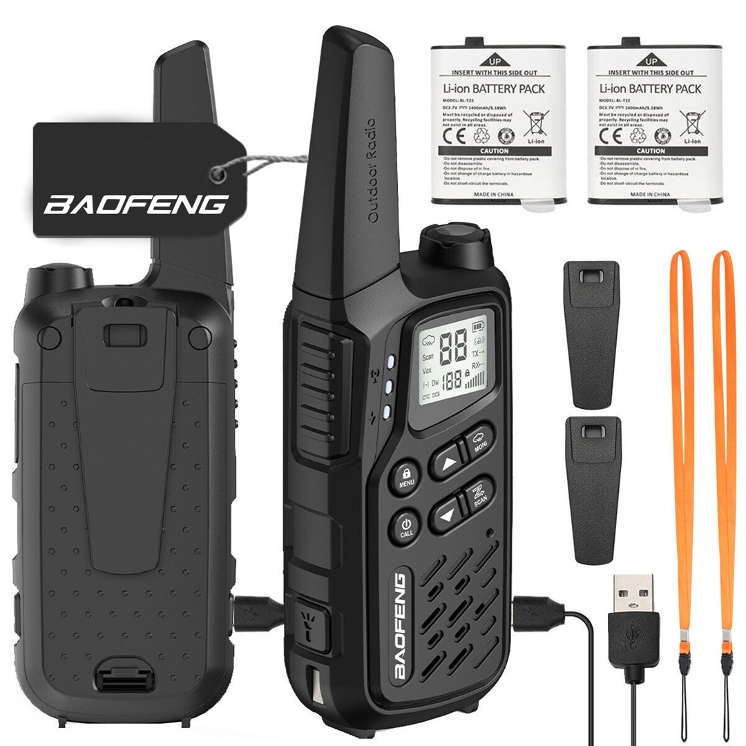Ručni radio BAOEFENG BF-T25E (crna)-2