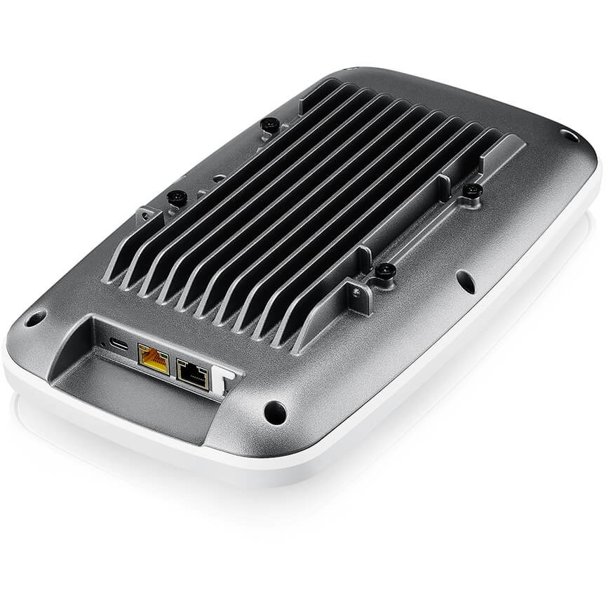 Wi-Fi 7 pristupna točka ZYXEL WBE660S (2.4GHz/5GHz/6GHz, PoE+/PoE++, 1x1G, 1x10G, siva)-3