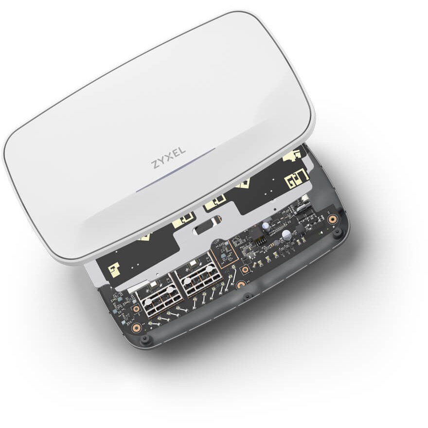 Wi-Fi 7 pristupna točka ZYXEL WBE660S (2.4GHz/5GHz/6GHz, PoE+/PoE++, 1x1G, 1x10G, siva)-10