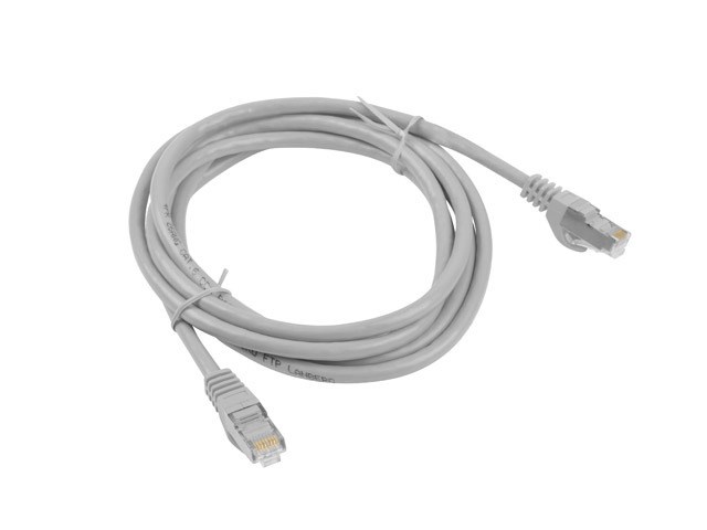 Mrežni kabel LANBERG PCF6-10CC-0200-S (siva, 2 m, Cat6, F/UTP, 250 MHz, RJ-45, muški, PVC, CCA)-1