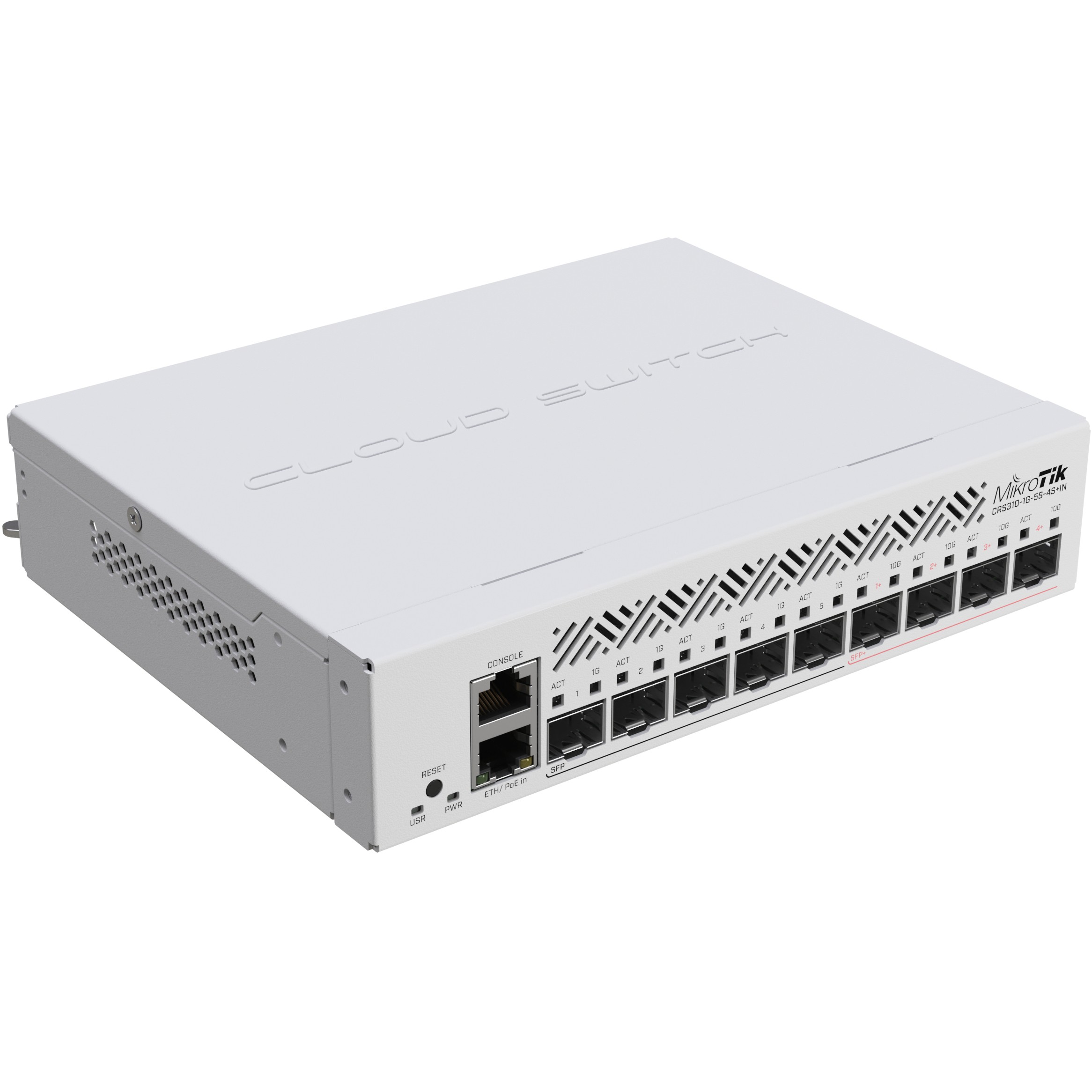 Mrežni switch MIKROTIK CRS310-1G-5S-4S+IN Managed L3 Power over Ethernet (PoE) 1U-2