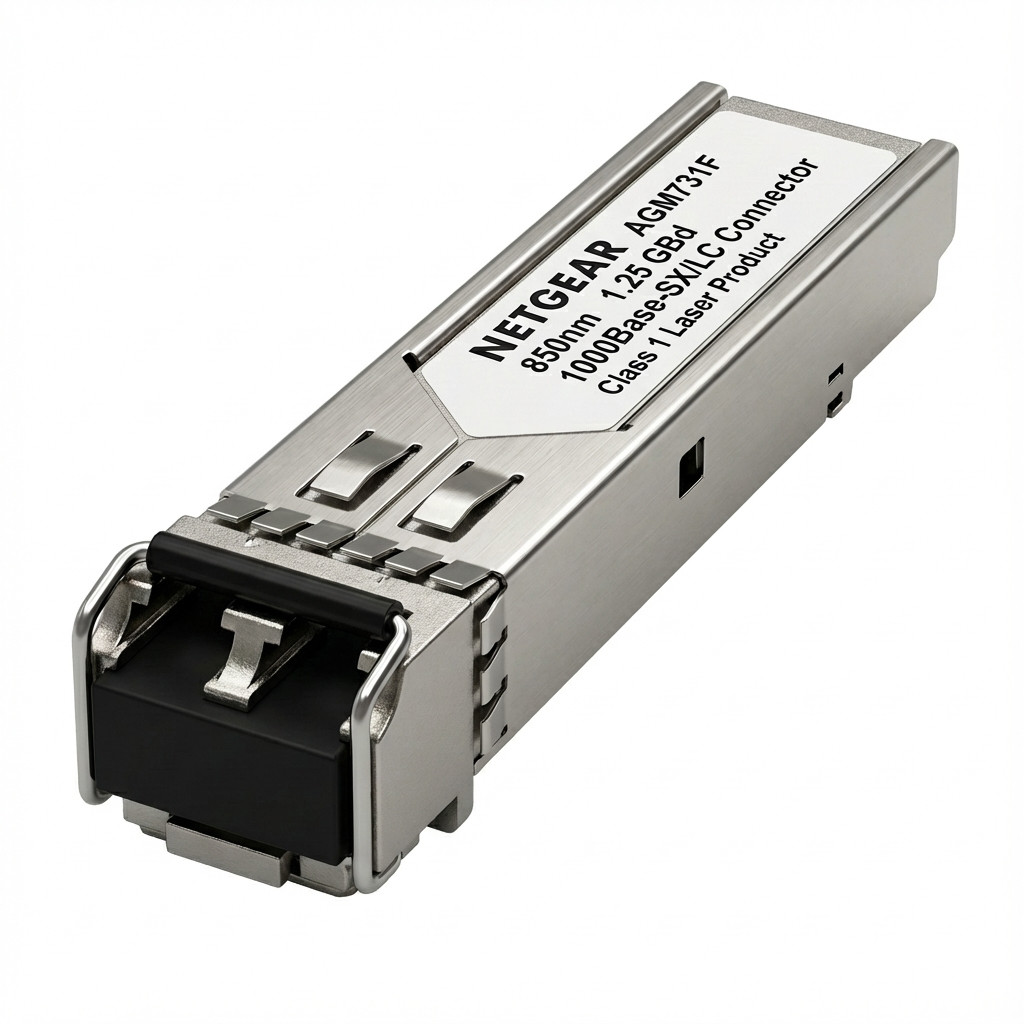 SFP TRANSCIEVER NETGEAR AGM731F (1000Base-SX, LC Multi-Mode, 9 mm, 14 mm, 57 mm)-4