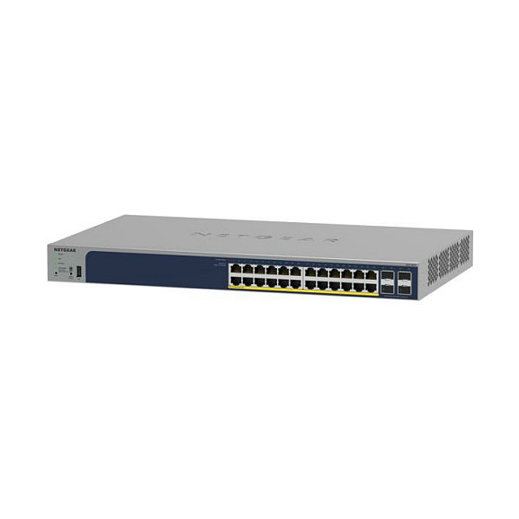 Mrežni prekidač NETGEAR GS752TPP (Upravljani L2/L3/L4 Gigabit Ethernet (10/100/1000), Power over Ethernet (PoE), Siva)