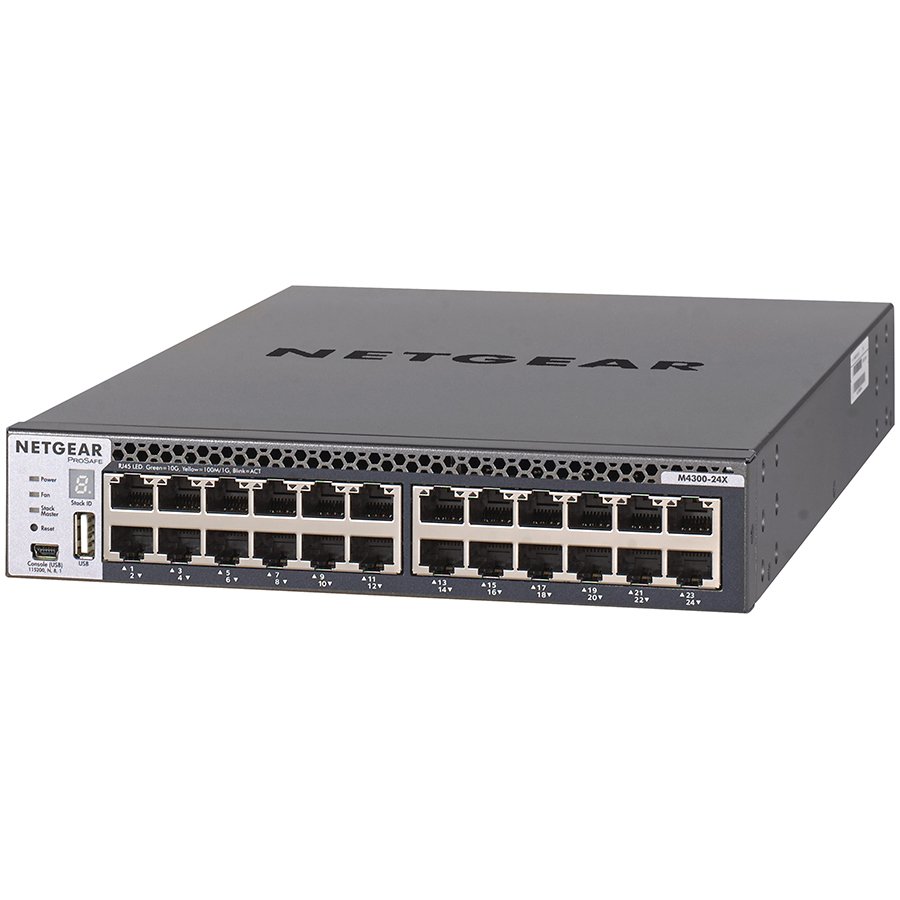 Switch NETGEAR M4300-24X (24x10G, 24x10GBASE-T, 4xSFP+)-0