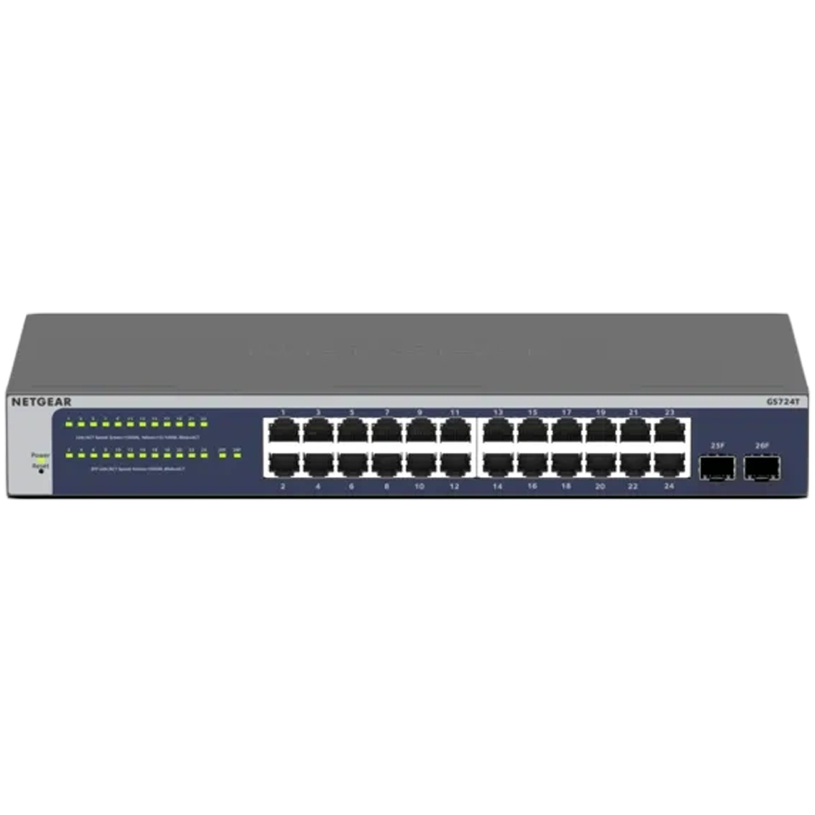 Upravljački gigabitni prekidač NETGEAR GS724Tv6 26p (upravljani, 26 porta)-5