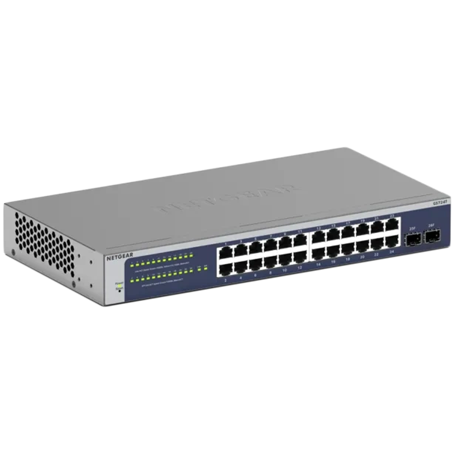 Upravljački gigabitni prekidač NETGEAR GS724Tv6 26p (upravljani, 26 porta)-7