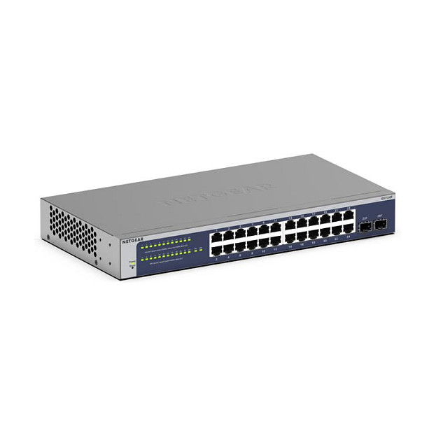 Upravljački gigabitni prekidač NETGEAR GS724Tv6 26p (upravljani, 26 porta)-0