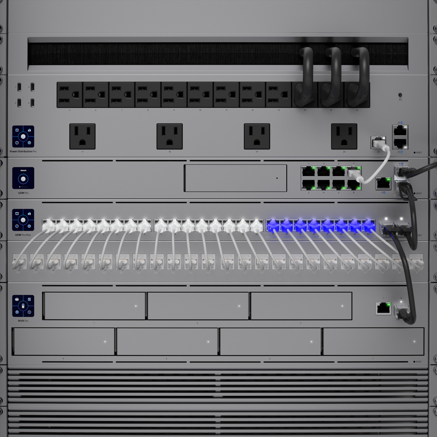 Mrežni uređaj UBIQUITI Pro Max 24 L3 2.5G (Ethernet 100/1000/2500, 1U, Siva)-18