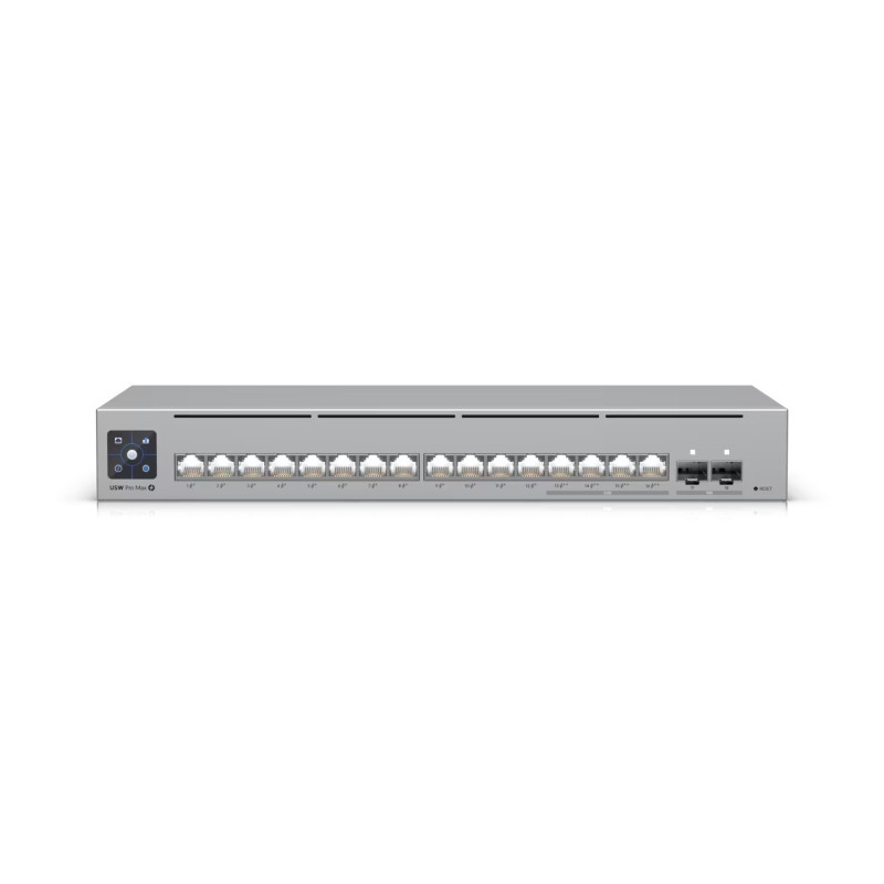 Switch UBIQUITI UniFi Pro Max 16 PoE 18p (PoE+ 12; PoE++ 4;) Managed Gigabit/Multigigabit/10G-7