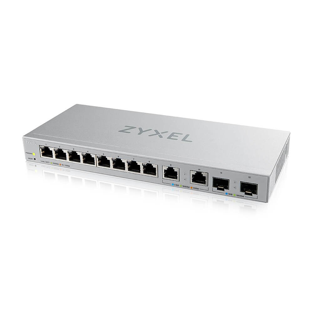 Mrežni prekidač ZYXEL XGS1210-12-ZZ0102F (upravljani Gigabit Ethernet 10/100/1000, siva)-6