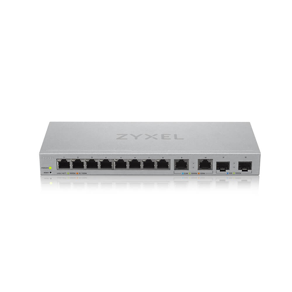Mrežni prekidač ZYXEL XGS1210-12-ZZ0102F (upravljani Gigabit Ethernet 10/100/1000, siva)-4