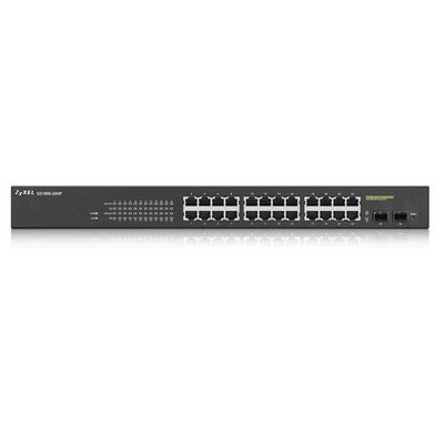 Upravljani gigabitni ethernet ZYXEL GS1900-24HP (1U, 10/100/1000, crna)-1