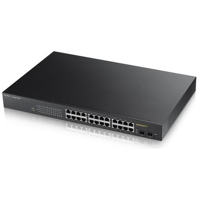 Upravljani gigabitni ethernet ZYXEL GS1900-24HP (1U, 10/100/1000, crna)-3
