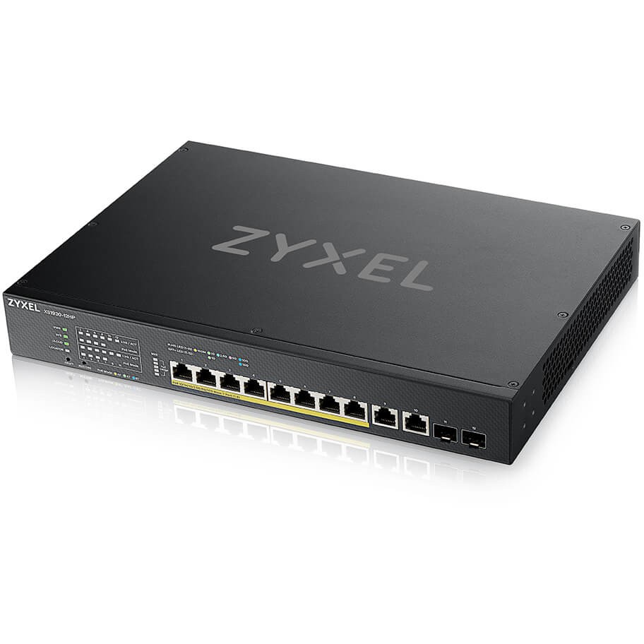 Mrežni prekidač ZYXEL XS1930-12HP-ZZ0101F (upravljani L3, 10G Ethernet (100/1000/10000), Power over Ethernet (PoE), crna)-3