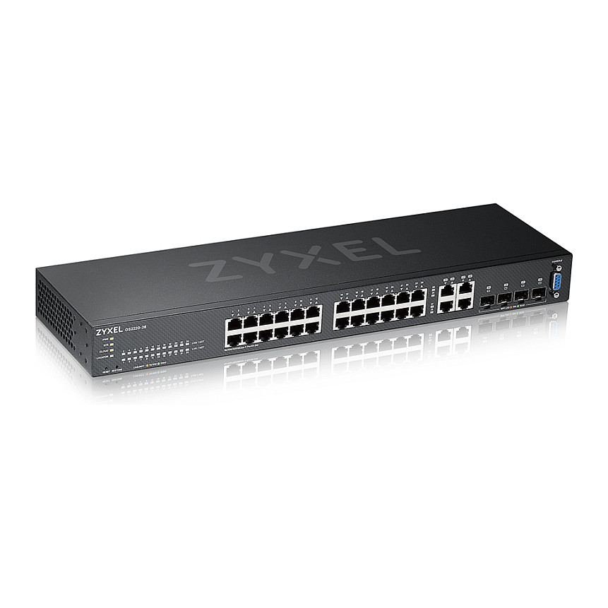 Mrežni prekidač ZYXEL GS2220-28-EU0101F (Upravljani L2, Gigabit Ethernet 10/100/1000, Crna)-0