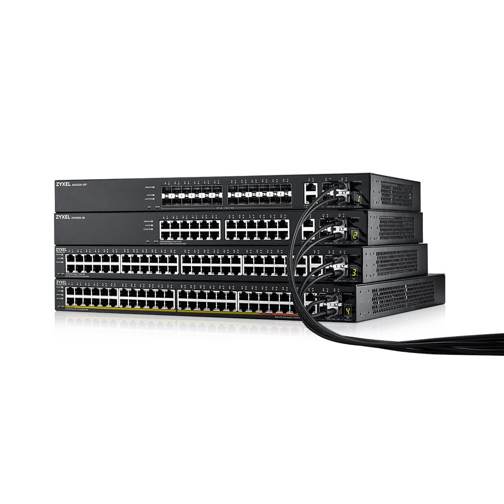 Upravljani Ethernet prekidač ZYXEL XGS2220-30HP (Gigabit Ethernet (10/100/1000), Power over Ethernet (PoE), Crna)-2