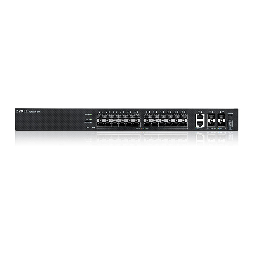 Upravljački mrežni prekidač ZYXEL XGS2220-30F (Managed L3, crna)-1