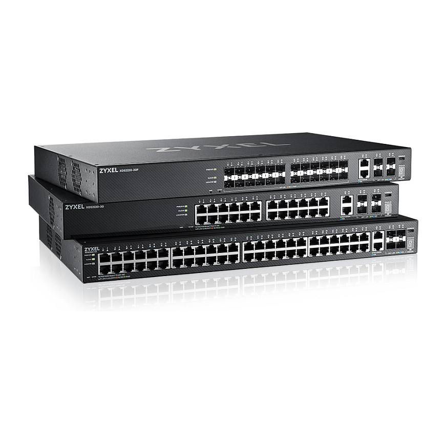 Upravljački mrežni prekidač ZYXEL XGS2220-30F (Managed L3, crna)-4