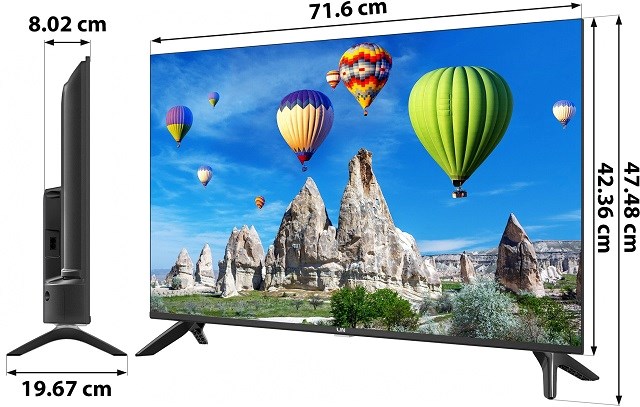 TV LIN LED 32LHD1810 Slim (81 cm, HD Ready, DVB-T2/C-2